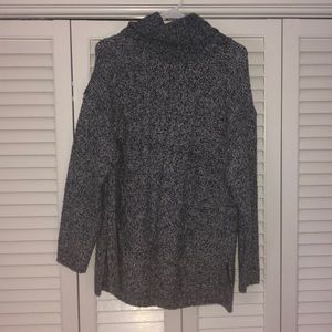 Cable Knit Turtle Neck Sweater.